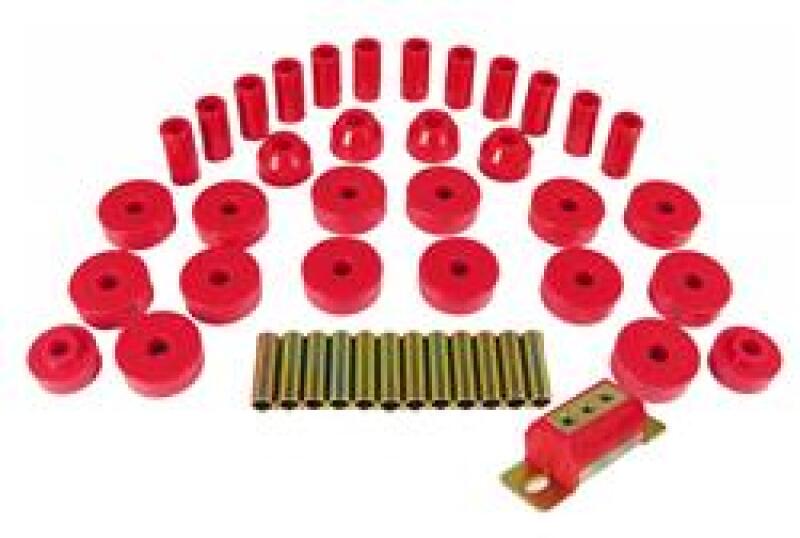 Prothane 41275 74-75 fits Jeep CJ5 Total Kit - Red
