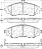 Stoptech 308.0797 Street Brake Pads