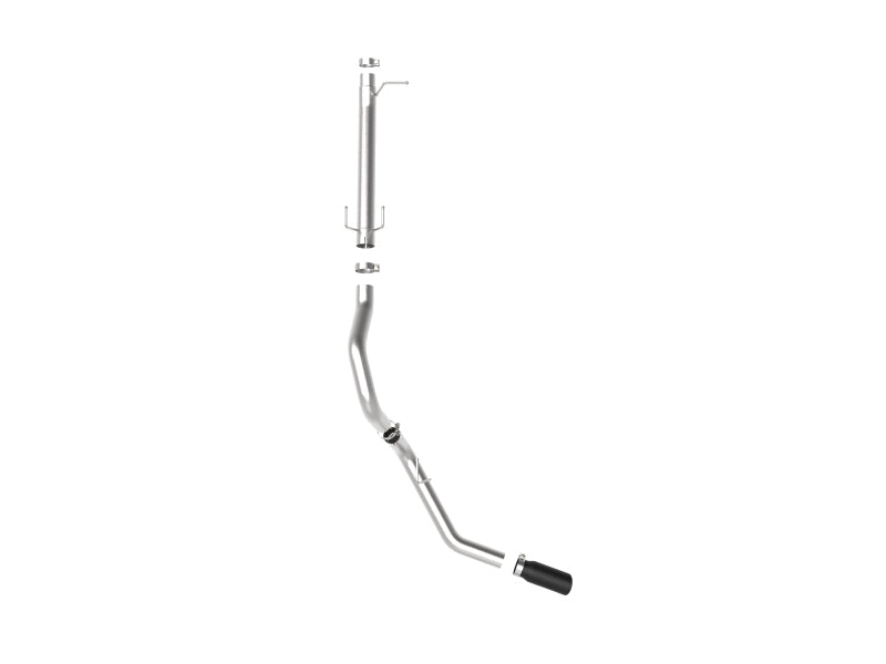 AFE 49-43116NM-B  GT Series 3-1/2in 409 SS Axle-Back Exhaust 17-20 fits Ford F-