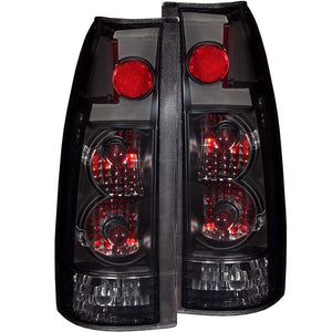 ANZO 211156 1999-2000 fits Cadillac Escalade Taillights Dark Smoke G2