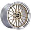 BBS LM452GPK LM 20x10.5 5x114.3 ET35 Gold Center Diamond Cut Lip Wheel - 82mm PFS Required