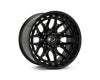 Vossen HFX-1 20x9 - 8x165.1 - ET18 - Deep Face - 125.1 - Satin Black Wheel
