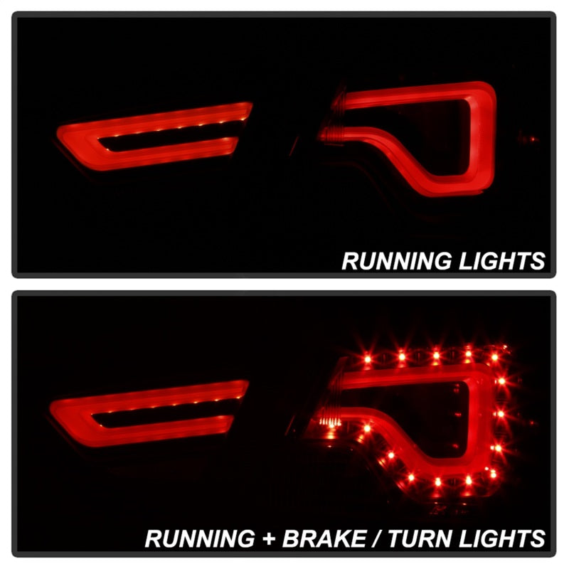 xTune 9042164 14-18 fits Chevy Impala (Excl 14-16 Limited) LED Tail Lights - Bl