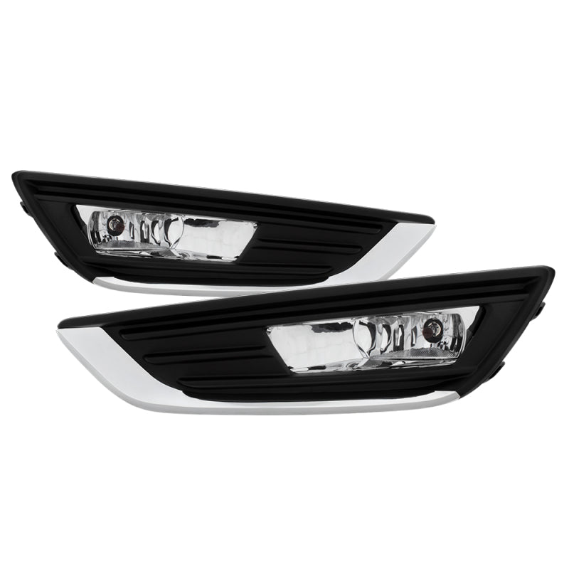 Spyder 5083012 fits Ford 15-20 Focus 2016 OEM Fog Lights W/Switch - Clear FL-FF