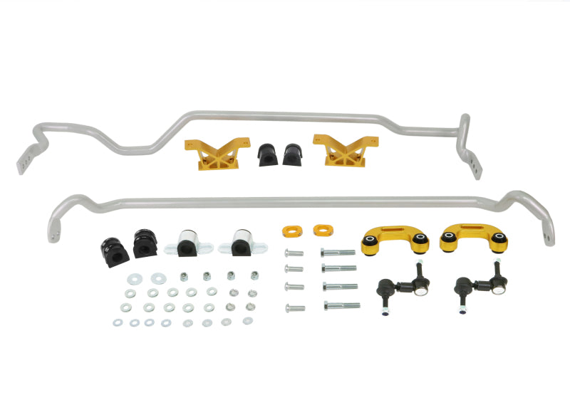 Whiteline BSK007M fits Subaru 02-07 Impreza WRX Front & Rear Sway Bar Kit 24mm w/Mounts