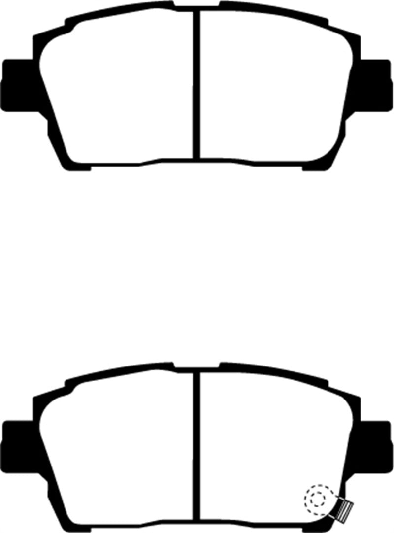 EBC DP21459 fits Scion 03-07 XA 1.5 Greenstuff Front Brake Pads