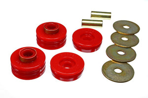 Energy Suspension 4.1101R 66-77 fits Ford Bronco 4WD Red Transmission Mount Set