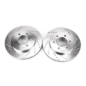 PowerStop fits Ford 04-08 F-150 Front Evolution Drilled & Slotted Rotors - Pair
