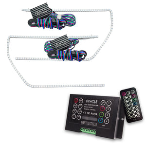 ORACLE Lighting 2203-333 Oracle fits Ford F-150/Raptor 09-14 Perimeter Halo Kit - ColorSHIFT w/ 2.0 Controller