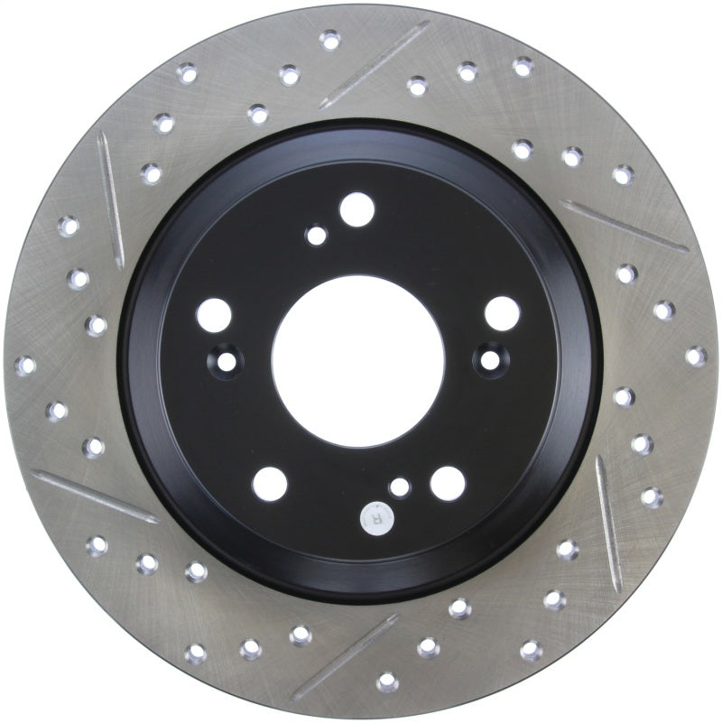 Stoptech 127.40050R 00-09 S2000 Slotted & Drilled Right Rear Rotor