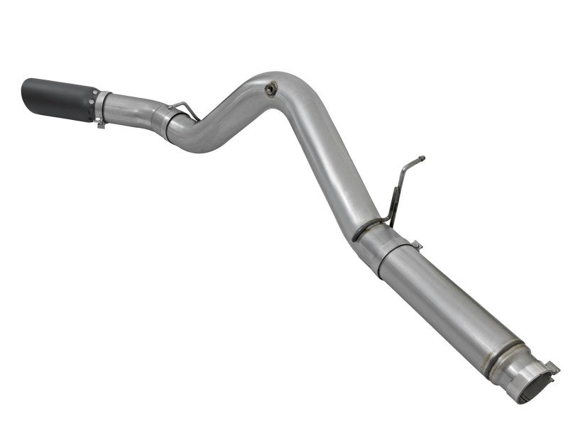 AFE 49-44081-B Bore HD 5in Exhausts DPF-Back SS w/ Black Tips 16-17 fits GM Die