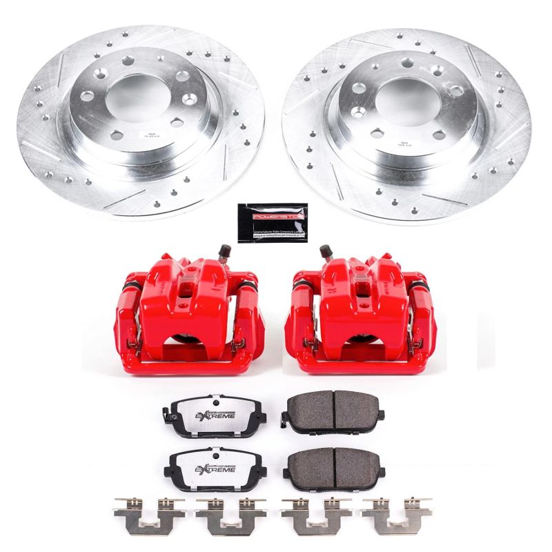 PowerStop fits Mazda MX-5 Miata Rear Z26 Street Warrior Brake Kit w/Calipers