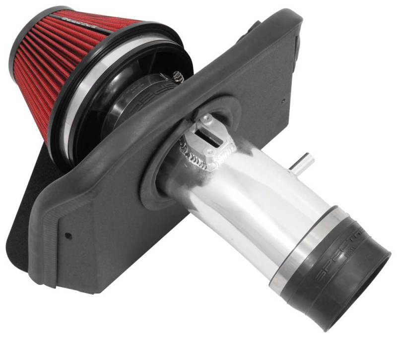 Spectre 9068 09-17 fits Nissan Maxima V6-3.5L F/I Air Intake Kit - Polished w/Red Filter