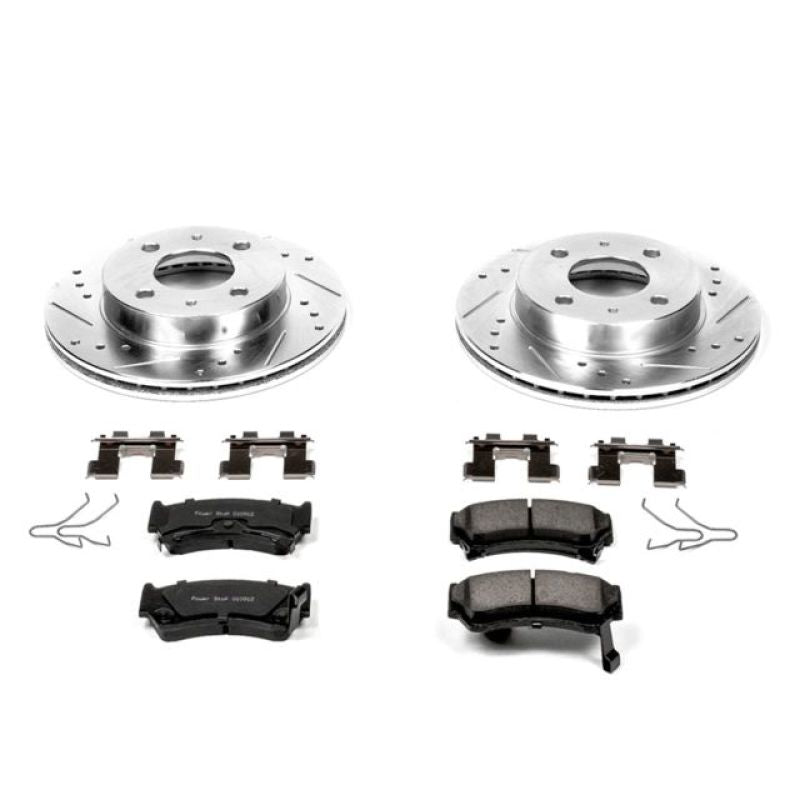 PowerStop K1170 fits Nissan 95-98 200SX Front Z23 Evolution Sport Brake Kit