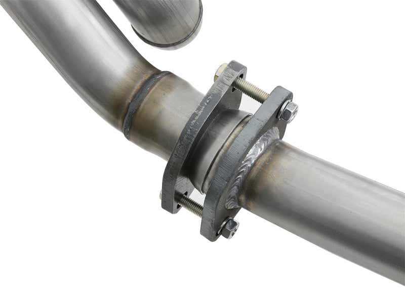 AFE 48-46207-PK Twisted Steel Y-Pipe w/ Loop Relocation Pipe 12-18 fits Jeep Wr