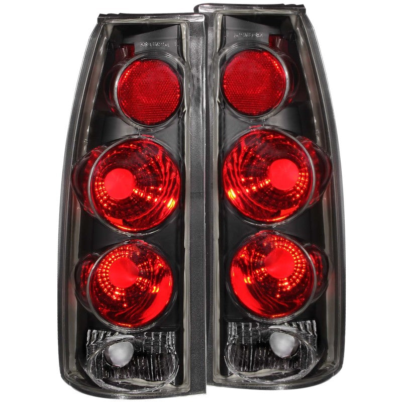 ANZO 211019 1900 fits Cadillac 99-20 Escalade Taillights Black 3D Style