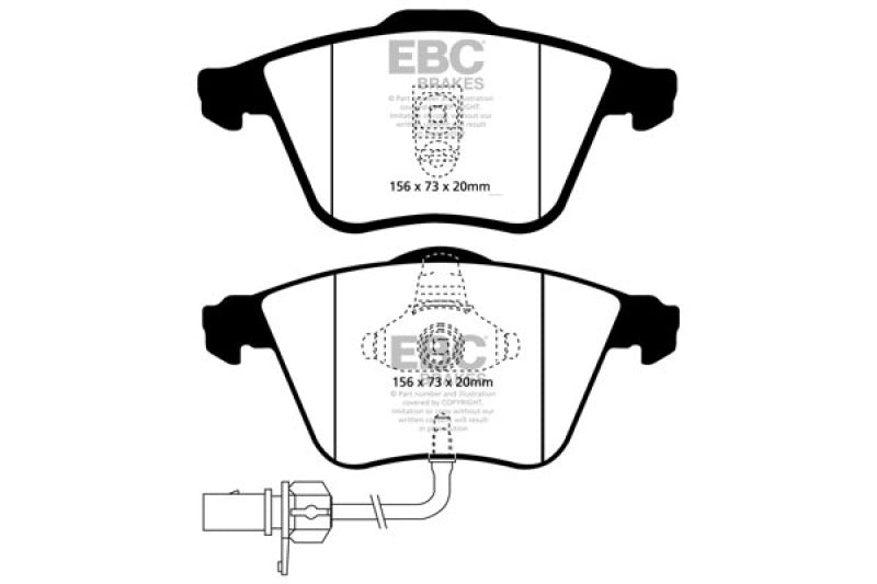 EBC DP21510 Brakes Greenstuff 2000 Series Sport Pads