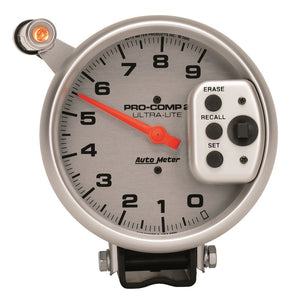 AutoMeter 6856 Autometer Ultra-Lite 5 inch 9000 RPM Single Range w/ Shift-Lite and Memory Tachometer