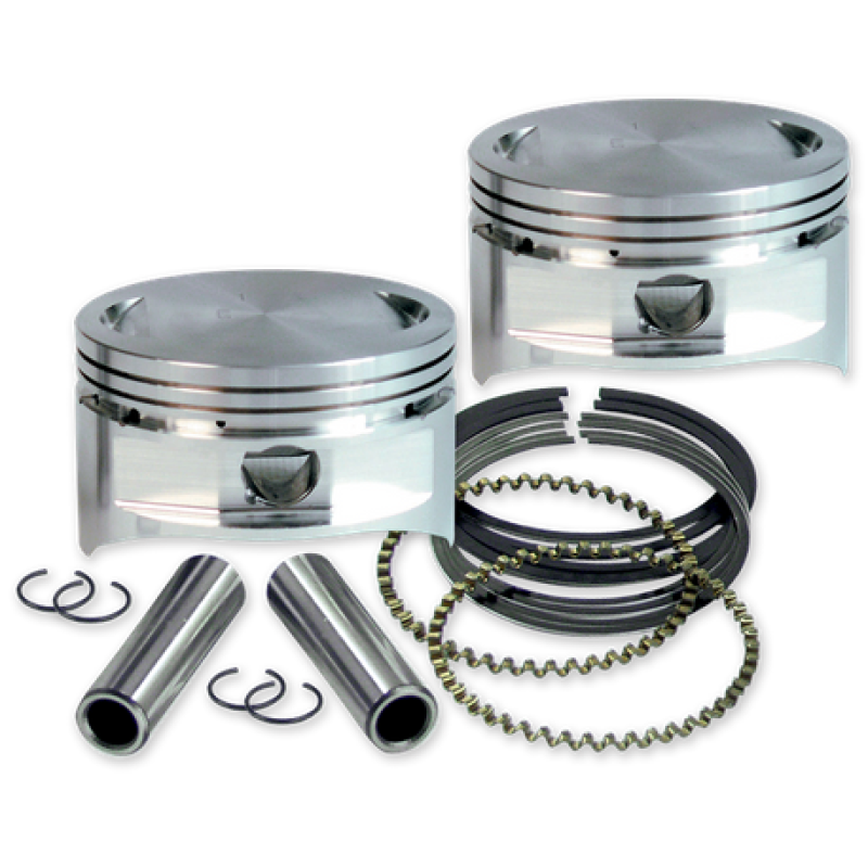 S&S 92-1410 Cycle 84-99 BT 4in x 4-1/2in Piston Set - Standard