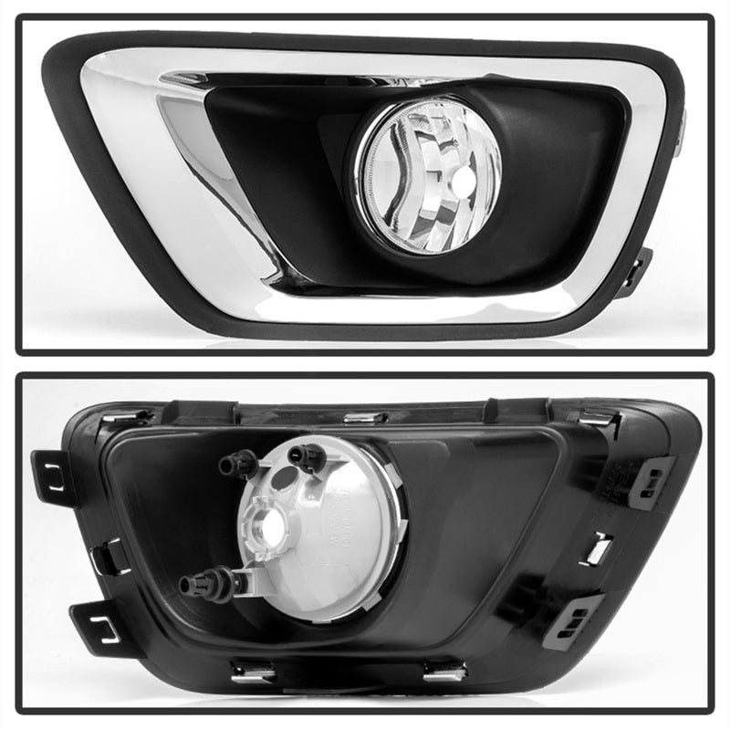 Spyder 5082404 fits Chevy 15-20 Colorado 2017 OEM Fog Lights w/switch - Clear F