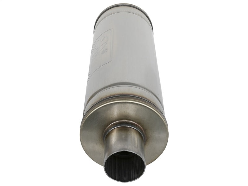 AFE 49M00021 orce-Xp 409 SS Muffler 2.5in Center/Center 18in L x 6in Dia - Roun