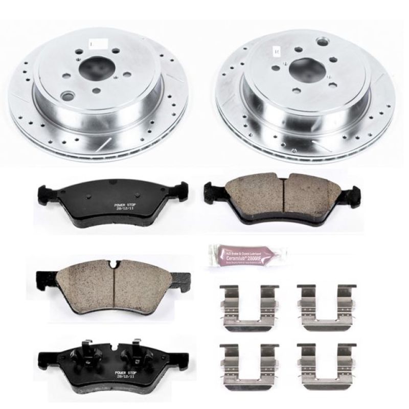 PowerStop K5883 fits Scion 13-16 FR-S Rear Z23 Evolution Sport Brake Kit