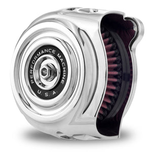 Performance 0206-2131-CH Machine Vintage Air Cleaner - Chrome