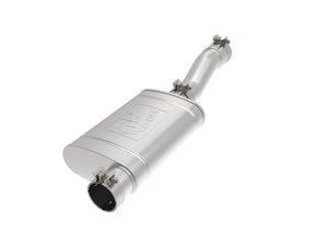 AFE 49C44121  GT Series 409 Stainless Steel Muffler Upgrade Pipe fits GM Silver