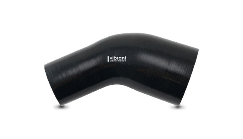 Vibrant 19761 45 Degree Silicone Transition Elbow Hose ID 2.75in x 2.25in