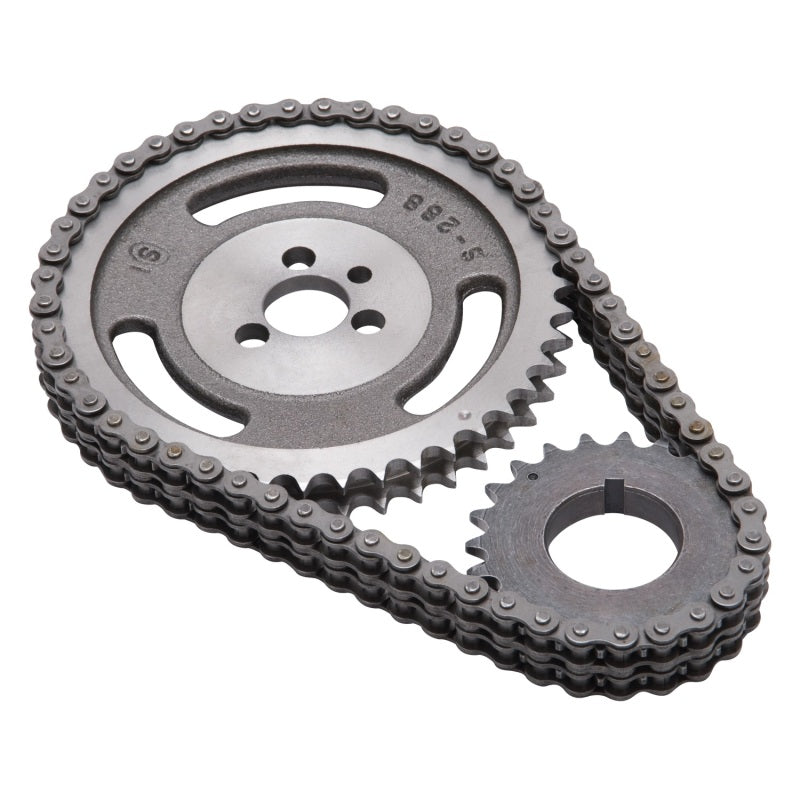 Edelbrock 7802 Timing Chain And Gear Set fits SBC Sng/Keyway