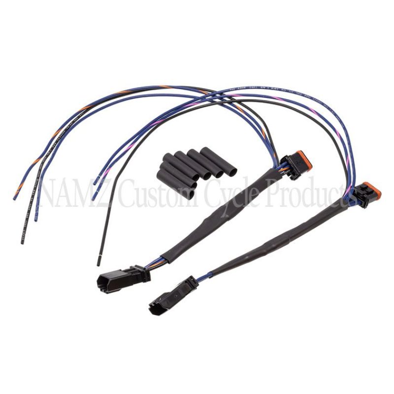 NAMZ N-FTTH-01 V-Twin Dyna/Softail/Road & Street Glide/Electra Plug-N-Play Front Turn Sig Tap Harness