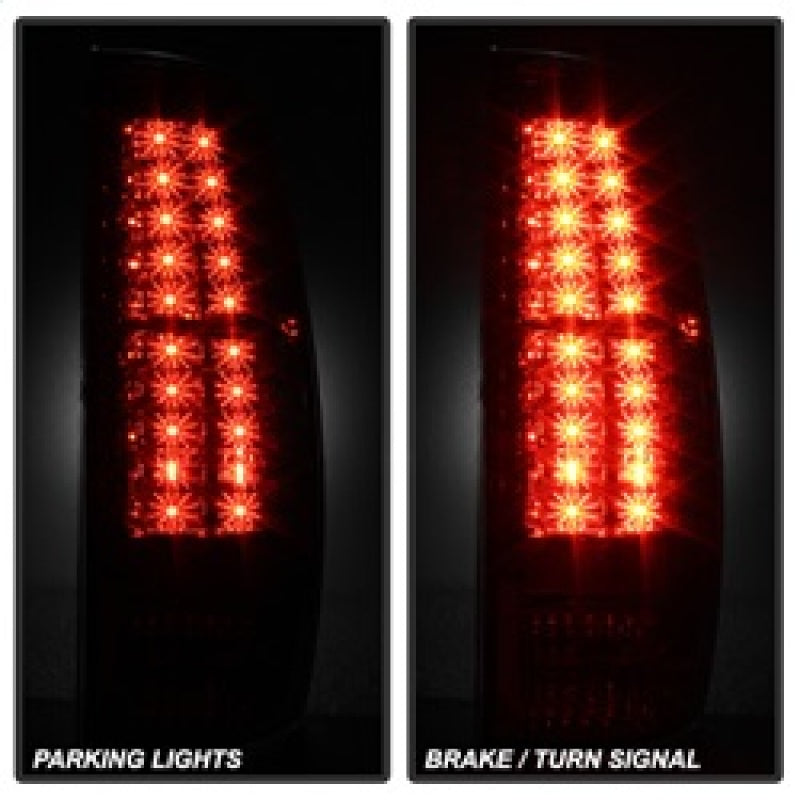 Spyder 5032485 fits Chevy 07-13 Avalanche LED Tail Lights Smoke ALT-YD-CAV07-LE