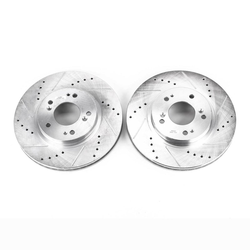 PowerStop fits Mitsubishi 04-08 Endeavor Front Evolution Drilled & Slotted