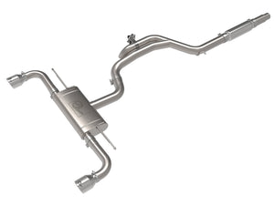 AFE 49-36451-P  XV 3in to 2 1/2in 304 SS Cat-Back Exhaust 22-23 fits Volkswagen