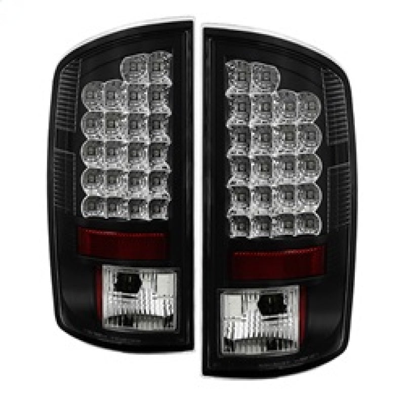 Spyder 5002617 fits Dodge 07-08 Ram 1500/Ram 07-09 2500/3500 LED Tail Lights Bl