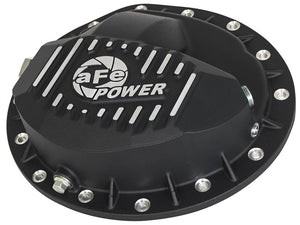 AFE 46-70372 Pro Series Rear Differential Cover Black w/ Machined Fins 99-13 fi