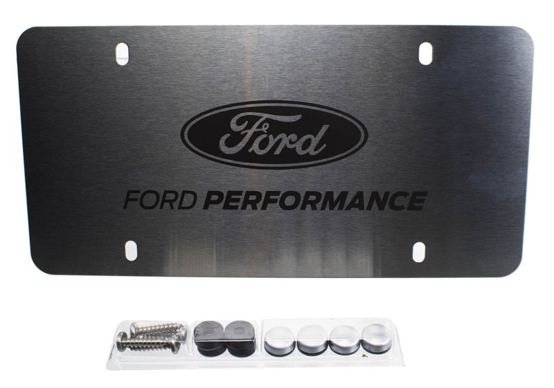 fits Ford Racing M-1828-LS Stainless Steel Marque Plate