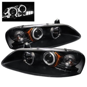 Spyder 5009623 fits Chrysler 01-03 Sebring Projector Headlights LED Halo LED Bl