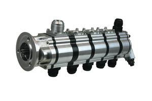 Moroso 22515 T3 Series Alston 5 Stage Dry Sump Oil Pump - Tri-Lobe - V-Band Clam