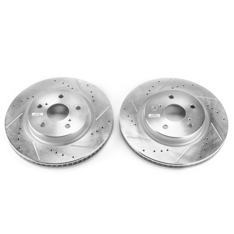 PowerStop fits Lexus ES350 Front Evolution Drilled & Slotted Rotors - Pair