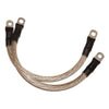 NAMZ NBC-C11 Battery Cables 11in. Clear (1/4in. & 5/16in. Lugs) - Pair