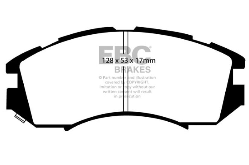 EBC DP2819 fits Subaru 92-96 Impreza 1.8 (2WD) (13in Wheels) Greenstuff Front Brake Pads