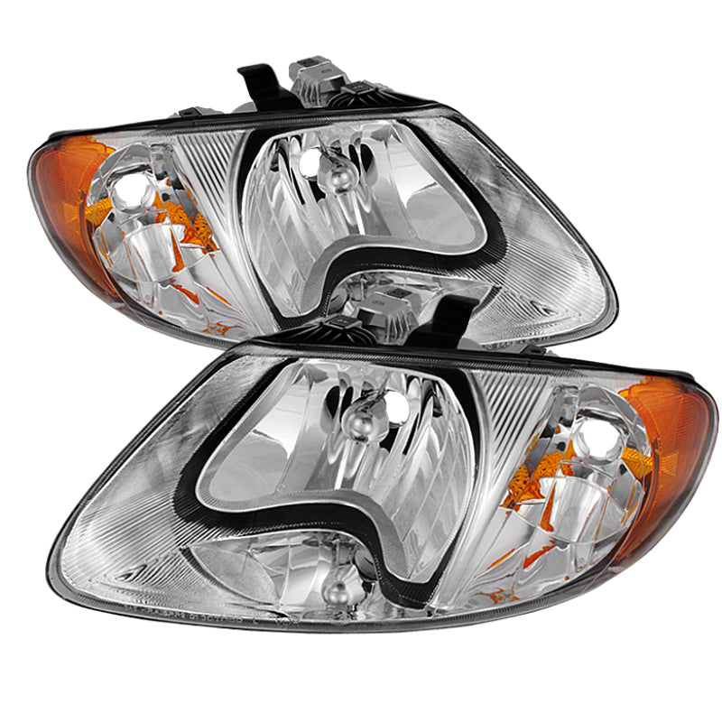9024894 Xtune fits Chrysler 01-03 Voyager & Grand Voyager Crystal Headlights C
