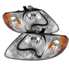 9024894 Xtune fits Chrysler 01-03 Voyager & Grand Voyager Crystal Headlights C