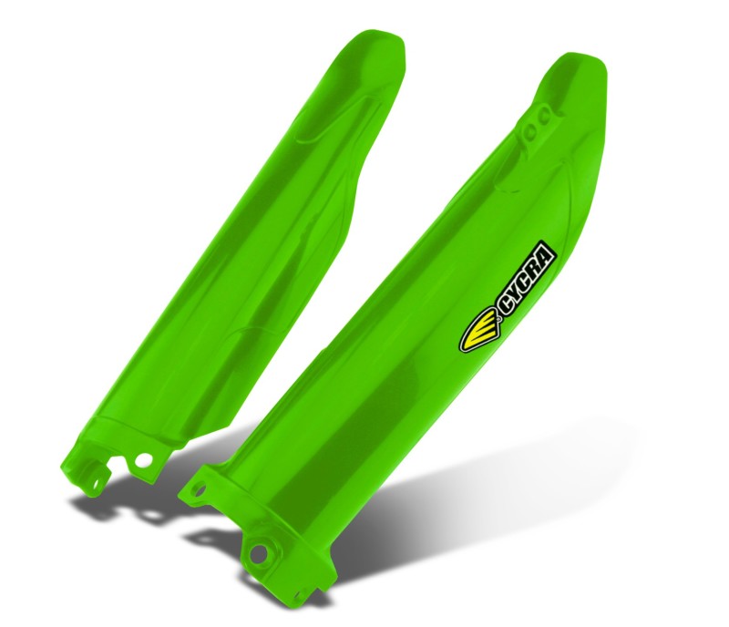 Cycra 1CYC-6909-72 21+ fits Kawasaki KX450X Fork Guards - OEM Green