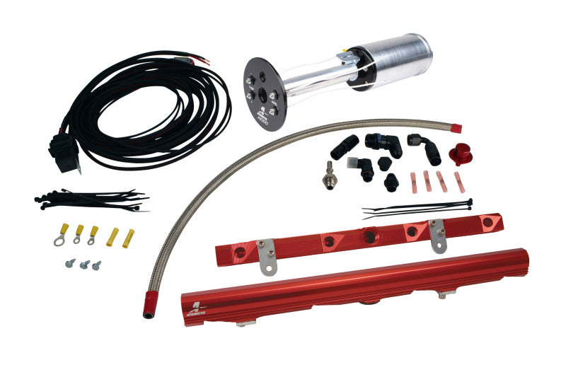 Aeromotive  17174 C6 Corvette Fuel System - A1000/LS2 Rails/Wire Kit/Fittings