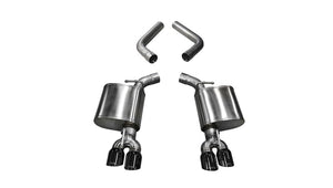 CORSA Performance 21020BLK Corsa 2015-23 fits Dodge Challenger 6.4L/17-19 Challenger 5.7L Black Sport Axle-Back Exhaust w/3.5in Tips