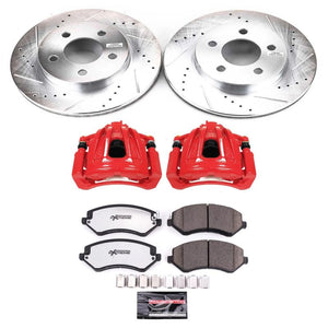PowerStop KC2160 36 fits Jeep Liberty Front Z36 Truck & Tow Brake Kit w/Calipers