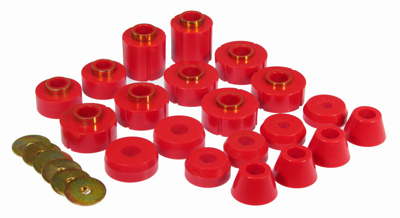 Prothane 6-108 fits Ford 80-96 F100/350 2/4wd Body Mount - Red