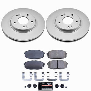 Power Stop 14-16 Kia Soul Front Z23 Coated Brake Kit